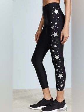 ULTRACOR ULTRA LUX STELLAR PRINT LEGGING black with white stars size medium